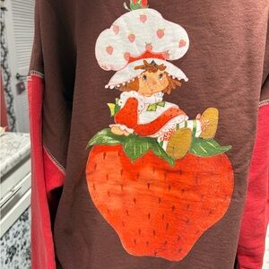 DumbGood Strawberry Shortcake Hoodie Unisex M, W L NWOT